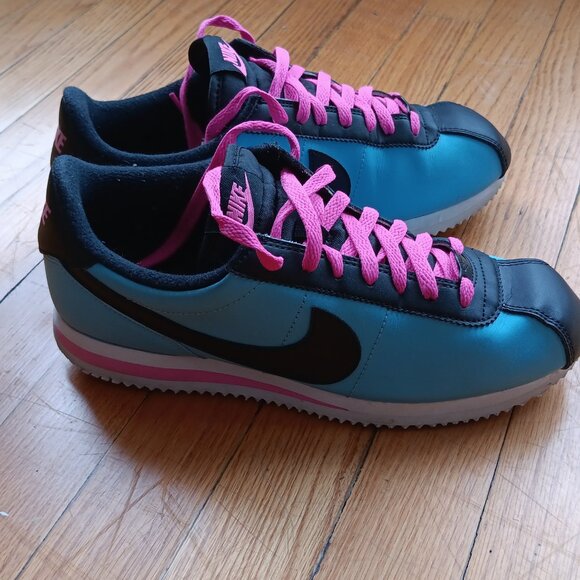 Nike Cortez Basic Leather 'South Beach' Men's Used Size 8 (41) - Picture 5 of 6